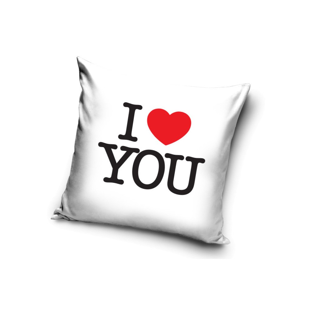 Love I love you pillowcase 40*40 cm