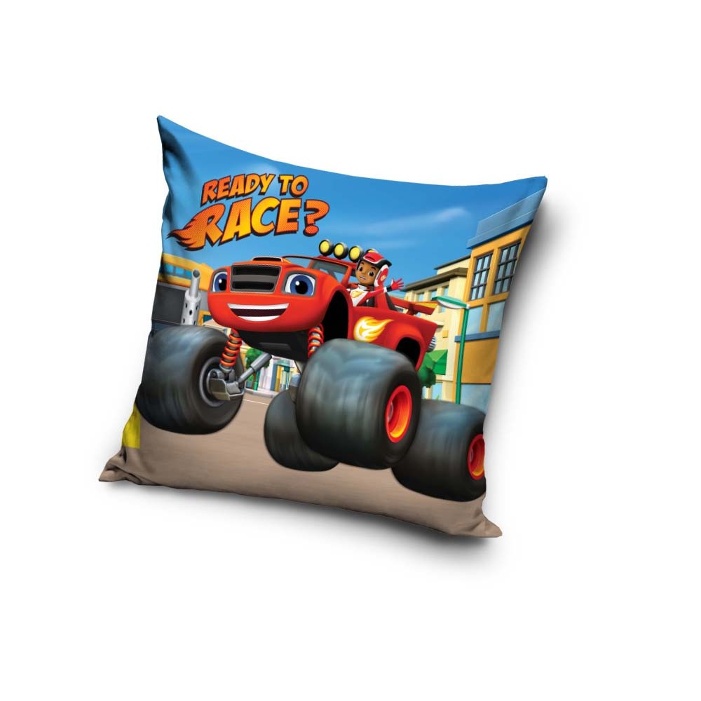 Blaze Ready to Race velvet cushion cover 40x40 cm