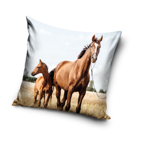 Horses Loyal Hearts cushion cover 40x40 cm