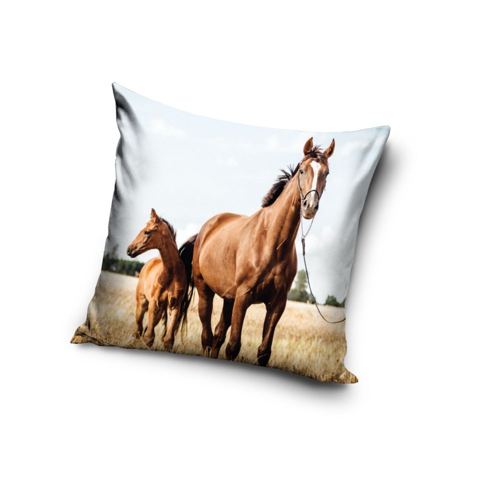 Horses Loyal Hearts cushion cover 40x40 cm