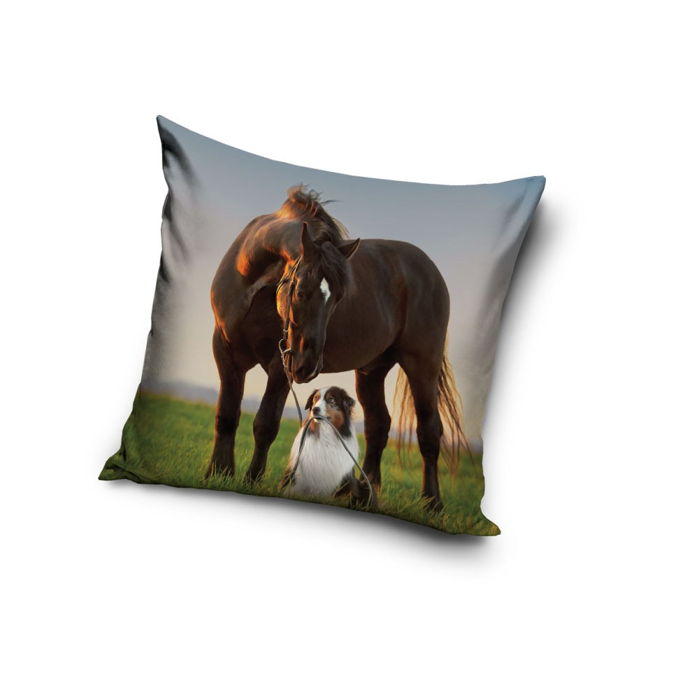 Horses Sunset Companions cushion cover 40x40 cm