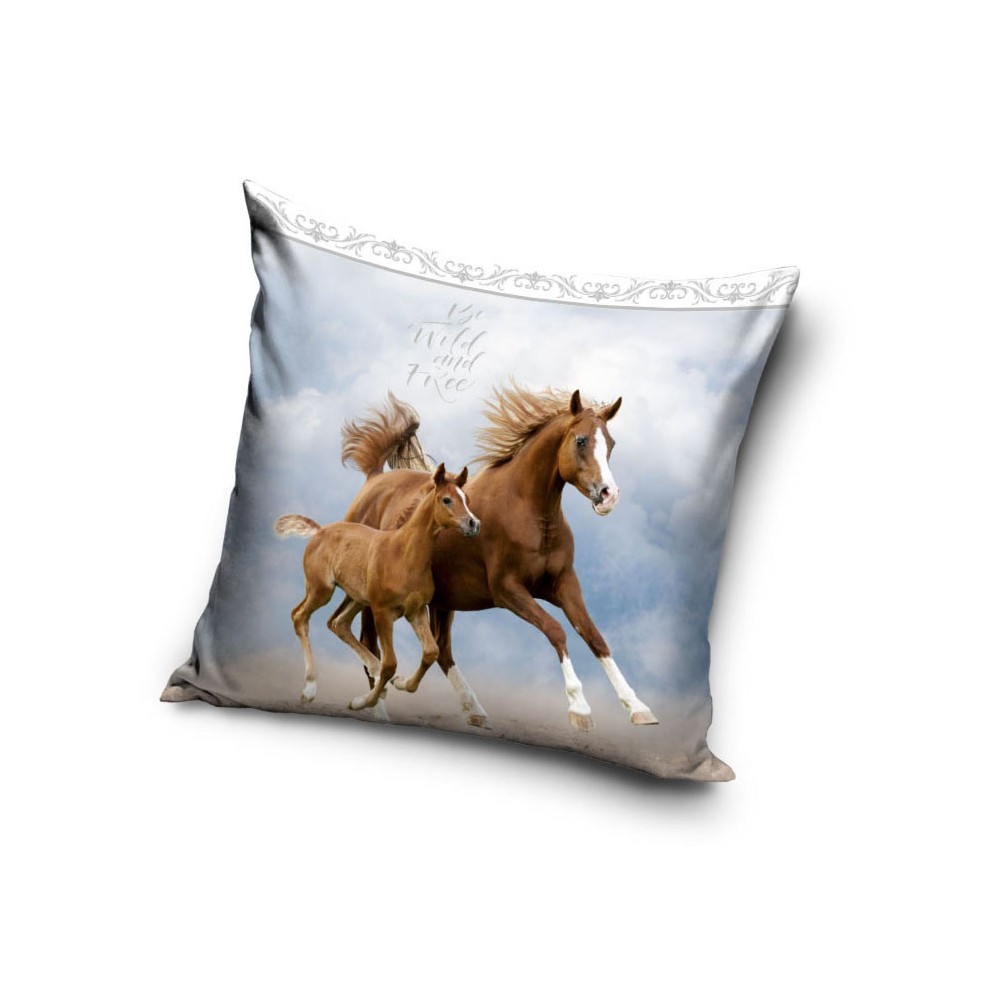 Horses pillowcase 40*40 cm