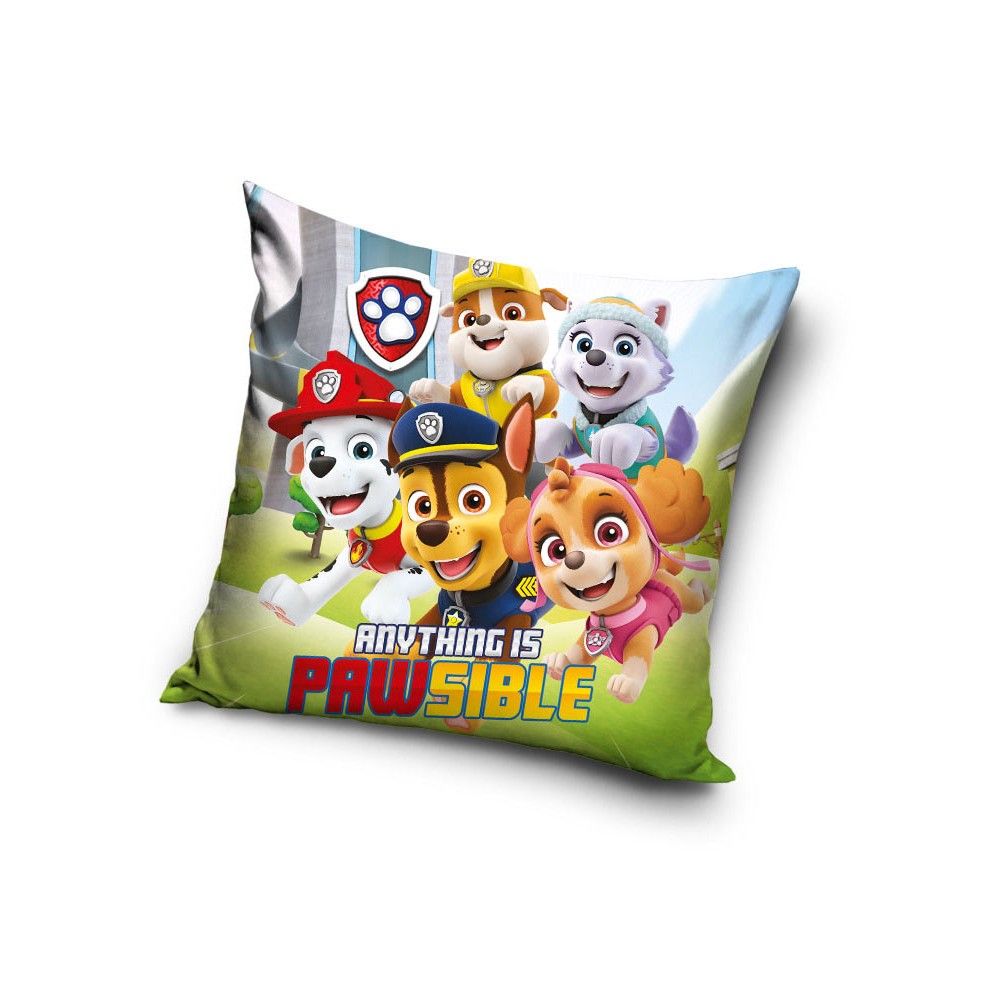 Paw Patrol Pawsible velvet cushion cover 40x40 cm