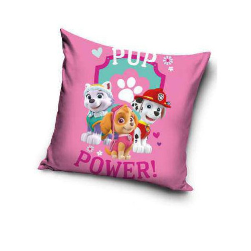 Paw Patrol Pup Power Velour Cushion Cover 40x40 cm