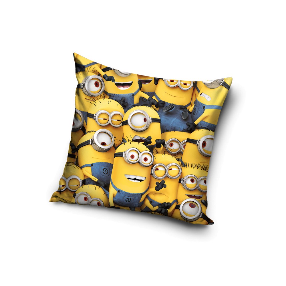 Minions Crowd pillowcase 40x40 cm Velvet