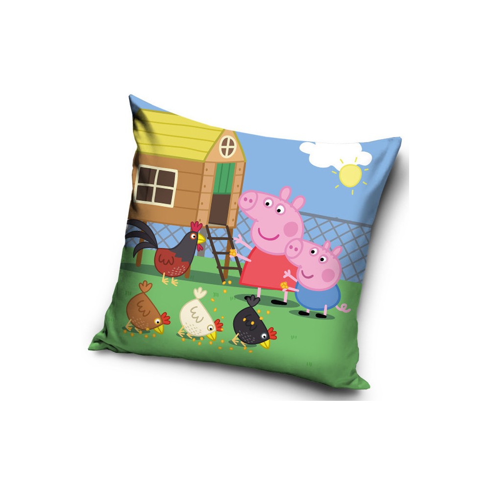 Peppa Pig Feed velvet cushion cover 40x40 cm