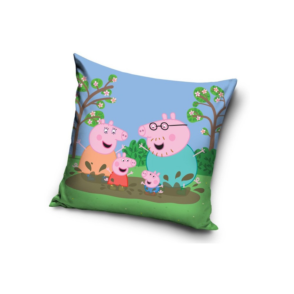 Peppa Pig Mud velvet cushion cover 40x40 cm