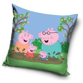 Peppa Pig Mud velvet cushion cover 40x40 cm