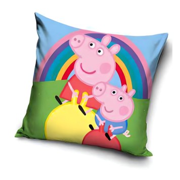 Peppa Pig Rainbow pillow cover 40x40 cm