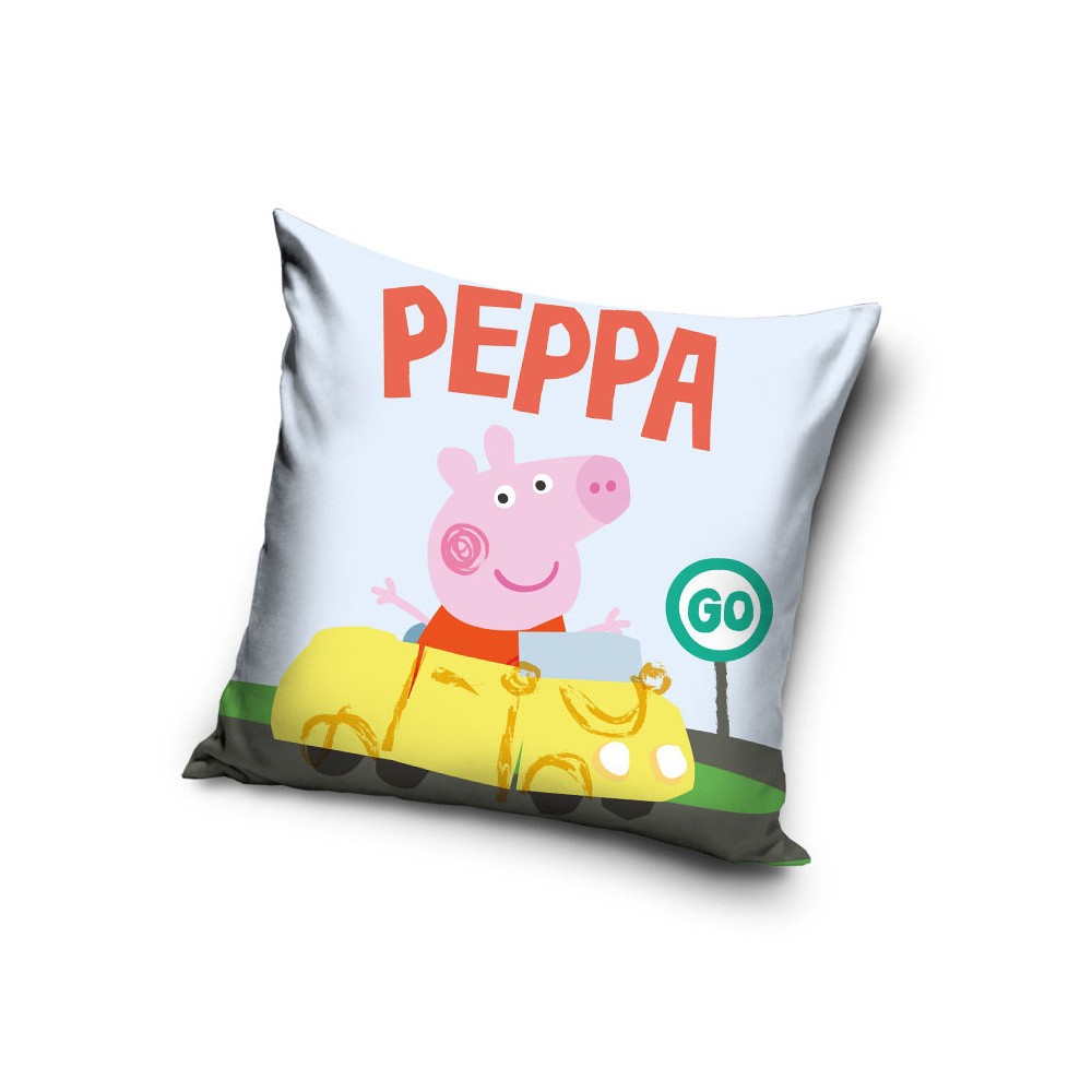Peppa Pig Yellow Car pillowcase 40x40 cm