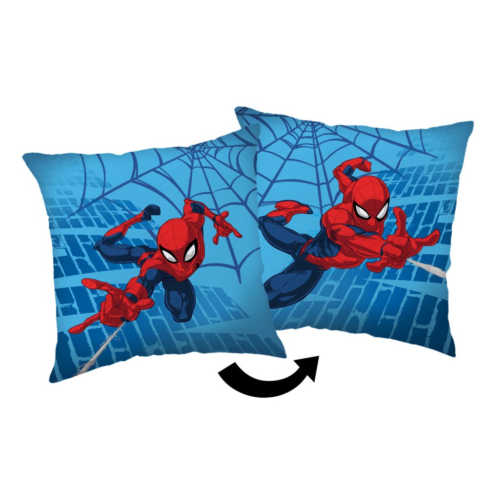 Spiderman Blue velvet cushion cover 40x40 cm