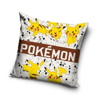 Pokémon PikaPal velvet cushion cover 40x40 cm