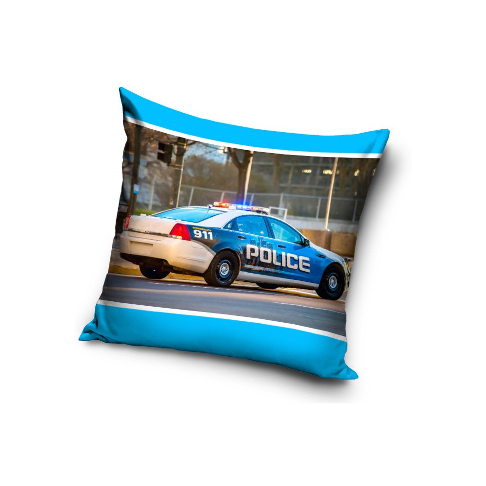 Police car cushion cover 40*40 cm