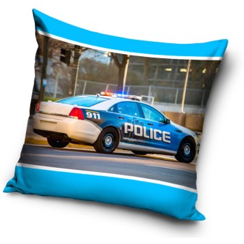 Police car cushion cover 40*40 cm