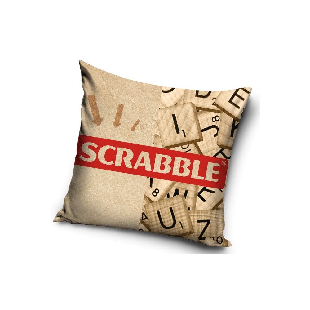Scrabble pillowcase 40*40 cm