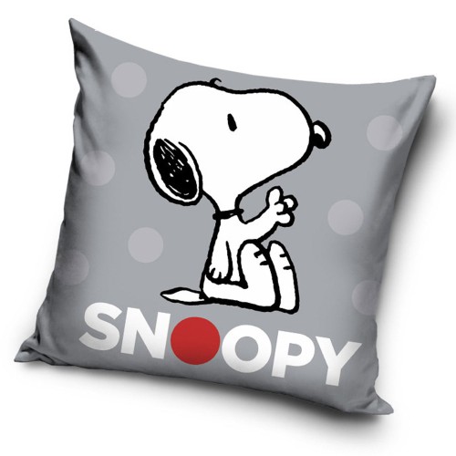 Snoopy Grey Cushion Cover 40x40 cm
