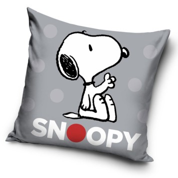 Snoopy Grey Cushion Cover 40x40 cm