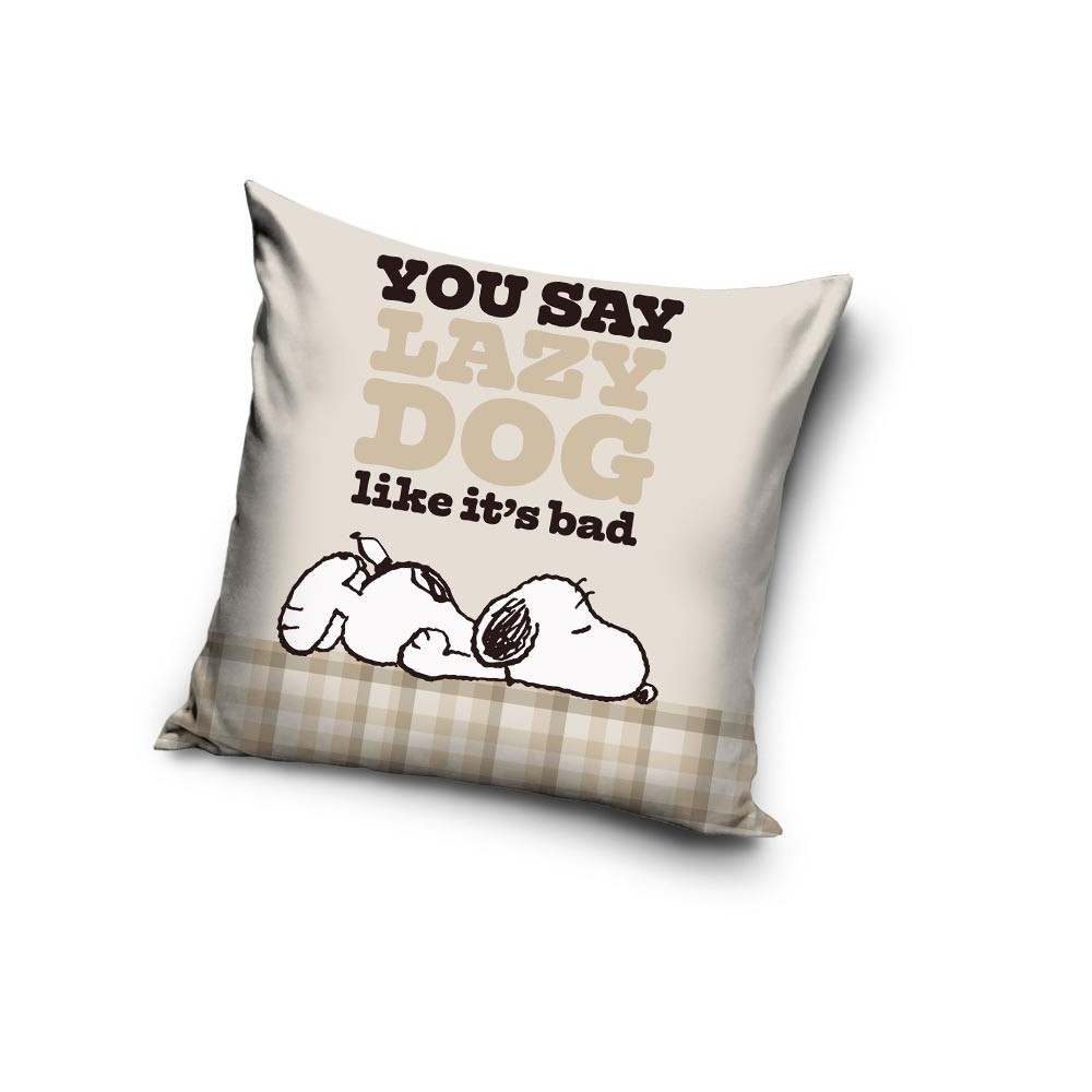 Snoopy Lazy Dog pillow cover 40x40 cm