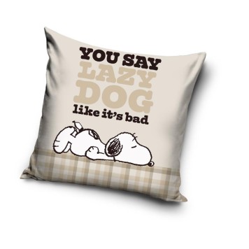 Snoopy Lazy Dog pillow cover 40x40 cm