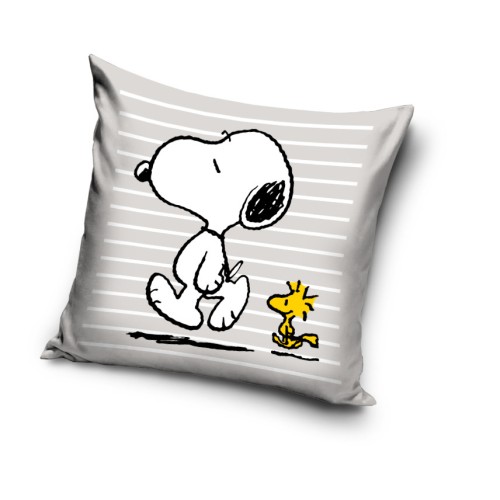 Snoopy Woodstock velvet cushion cover 40x40 cm