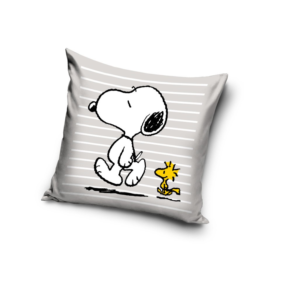 Snoopy Woodstock velvet cushion cover 40x40 cm