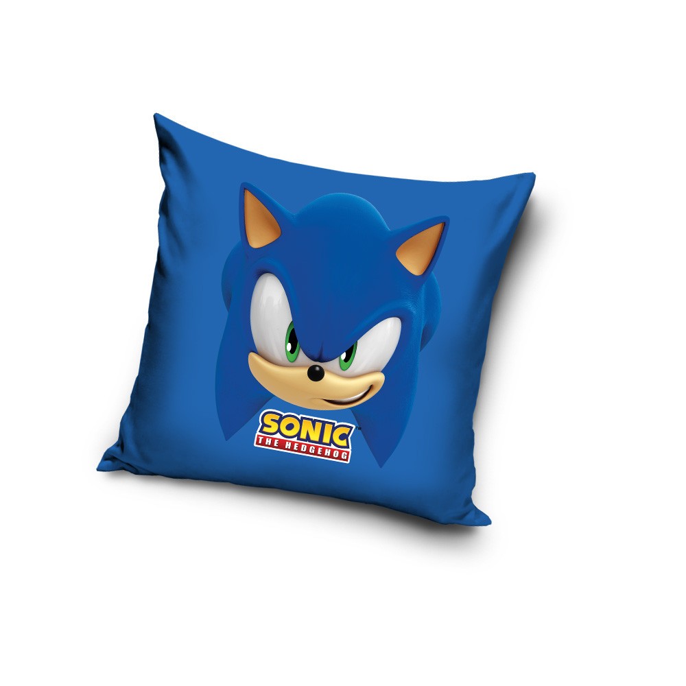 Sonic the Hedgehog Blue Blur Pillowcase 40x40 cm Velour