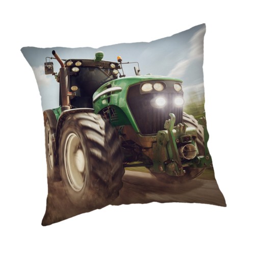 Tractor Green cushion cover 45x45 cm