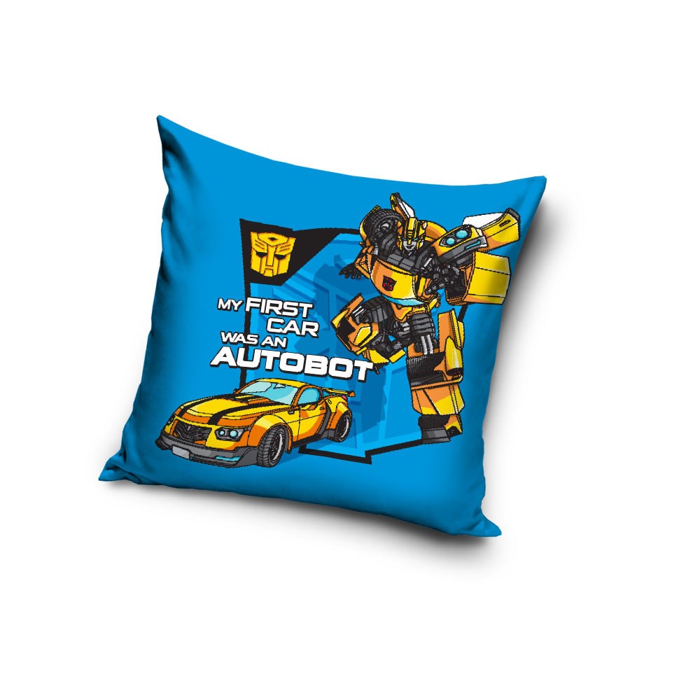 Transformers Autobot velvet cushion cover 40x40 cm