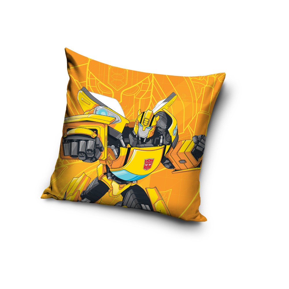 Transformers Bumblebee velour cushion cover 40x40 cm