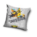 Transformers Mission velvet cushion cover 40x40 cm