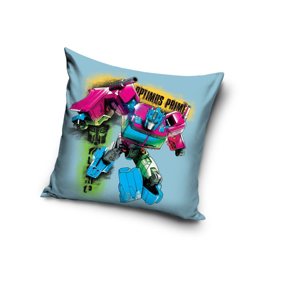 Transformers Optimus Prime velvet cushion cover 40x40 cm
