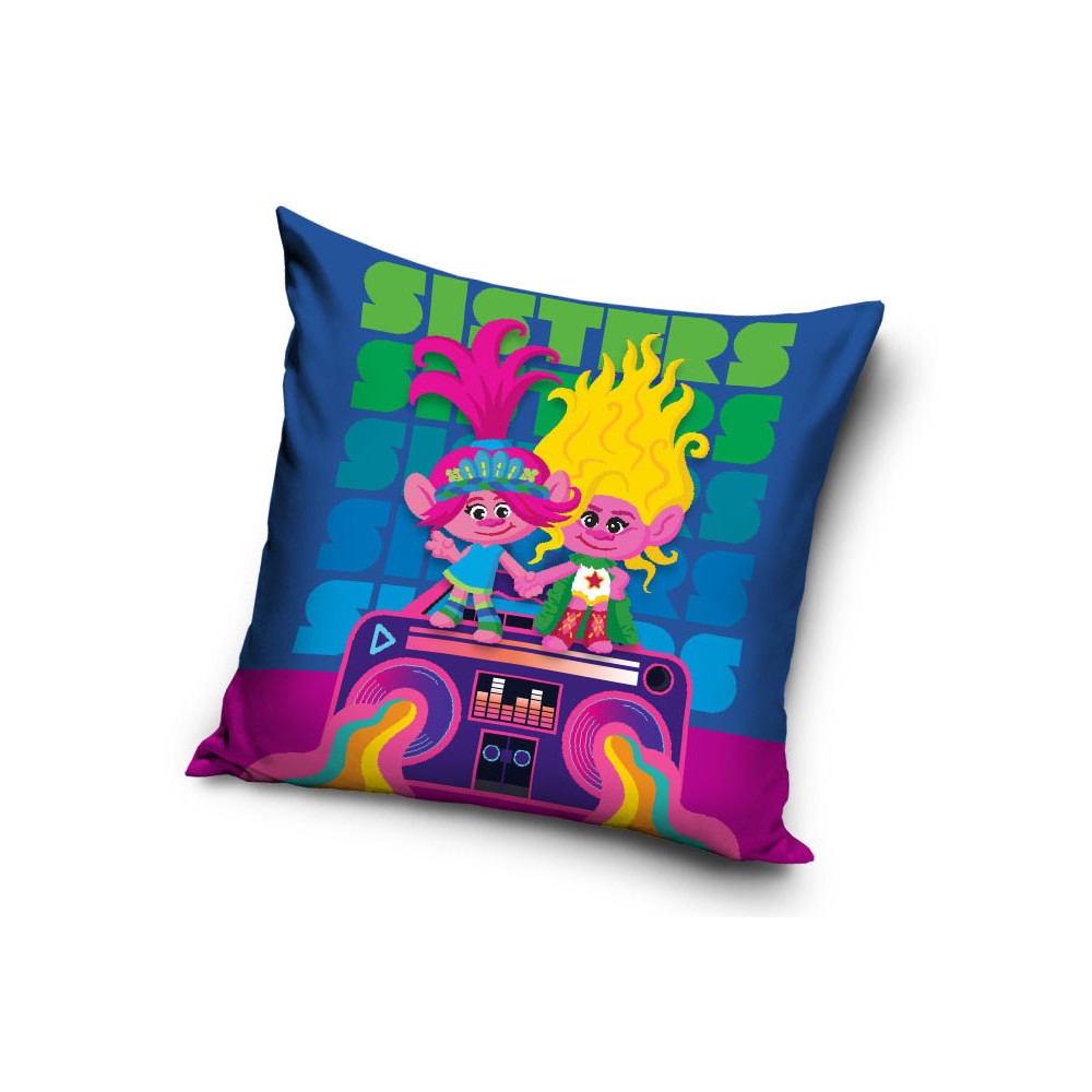 Trolls Prime Music Pillowcase 40x40 cm Velvet