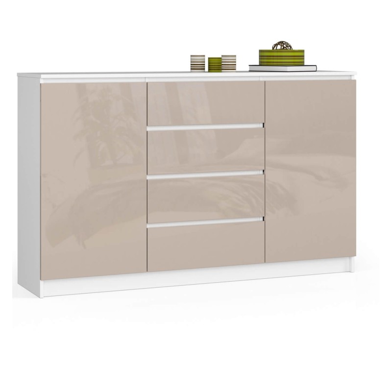 KOMODA K160 2D 4SZ CLP CAPPUCCINO POŁYSK
