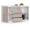 KOMODA K160 2D 4SZ CLP CAPPUCCINO POŁYSK