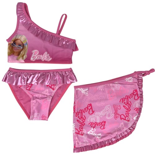 Barbie Style children's bikini and sarong set 3-8 years