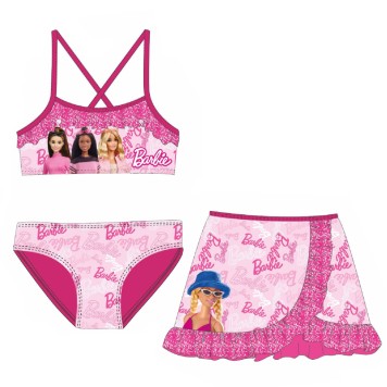 Barbie Style children's bikini and skirt set 3-8 years