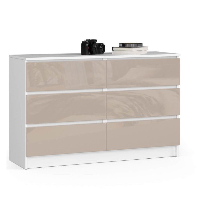 KOMODA K120 6SZ CLP CAPUCCINO POŁYSK