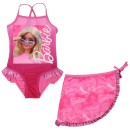 Barbie Style kids swimsuit and sarong set ages 3-8
