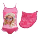 Barbie Style kids swimsuit and sarong set ages 3-8