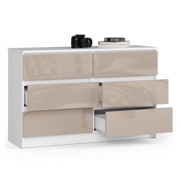 KOMODA K120 6SZ CLP CAPUCCINO POŁYSK