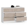 KOMODA K120 6SZ CLP CAPUCCINO POŁYSK