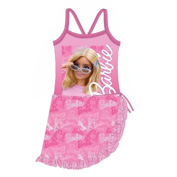 Barbie Style kids swimsuit and sarong set ages 3-8