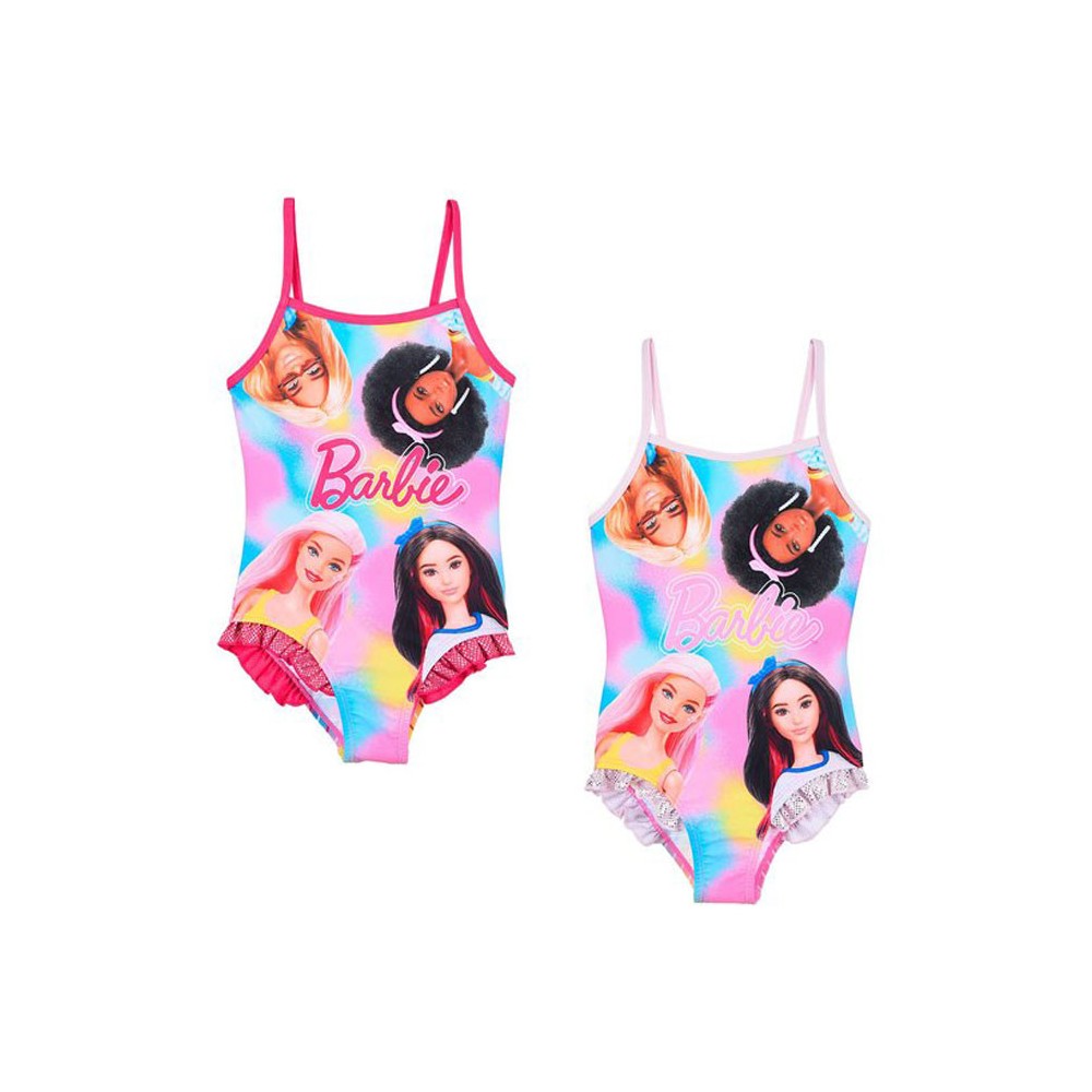 Barbie Tie-dye children's swimsuit, swimming 4-10 years