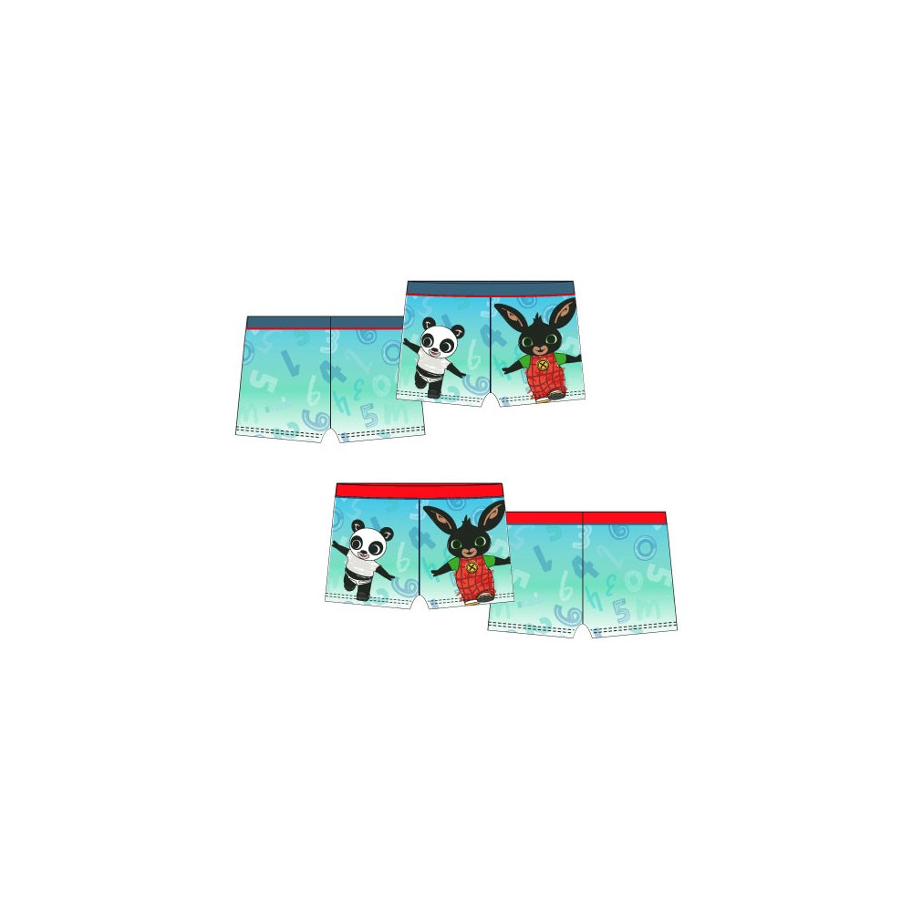 Bing Numbers children's swim trunks, shorts 3-6 years