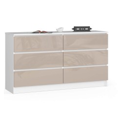 KOMODA K140 6SZ CLP CAPUCCINO POŁYSK