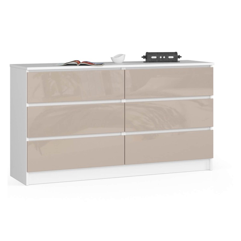 KOMODA K140 6SZ CLP CAPUCCINO POŁYSK