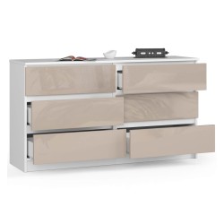 KOMODA K140 6SZ CLP CAPUCCINO POŁYSK