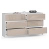 KOMODA K140 6SZ CLP CAPUCCINO POŁYSK