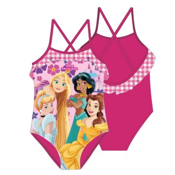 Disney Princess Checked children's swimsuit, swimming suit 7 - 8 years / 122 - 128 cm
