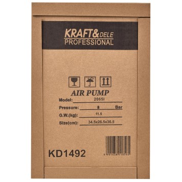 Sprężarka powietrza 2,2kW 2 tłoki KD1492